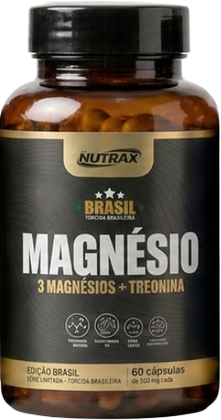 Magnésio 3 Magnésios + Treonina All Nutrax Brasil – Suporte muscular, foco e bem-estar diário.
