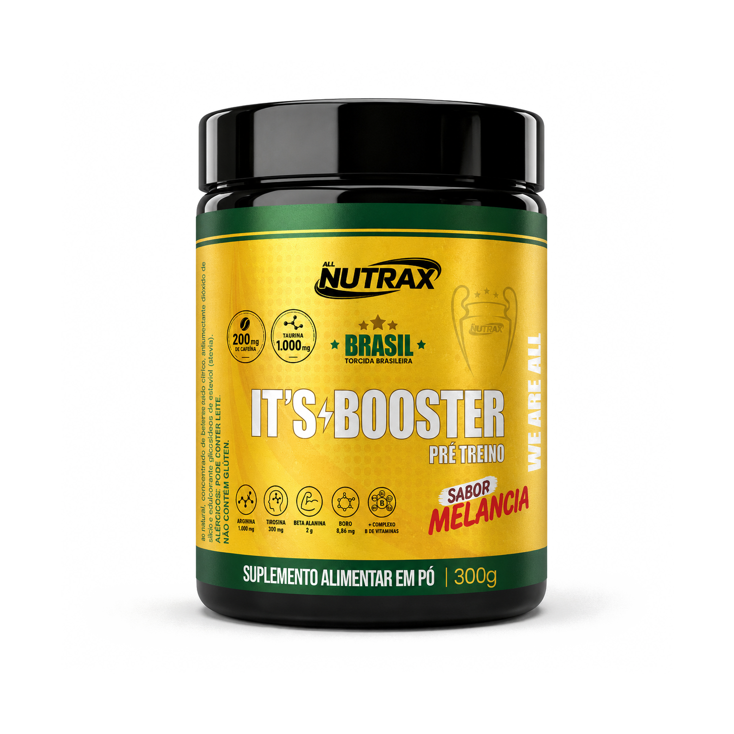 Pré-Treino It's Booster Melancia 300g - All Nutrax
