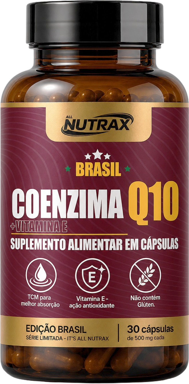Coenzima Q10 + Vitamina E 30 cápsulas