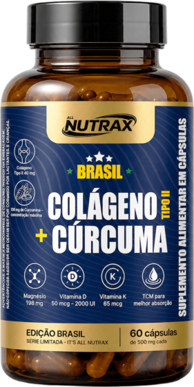 Colágeno Tipo II + Cúrcuma 60 cápsulas