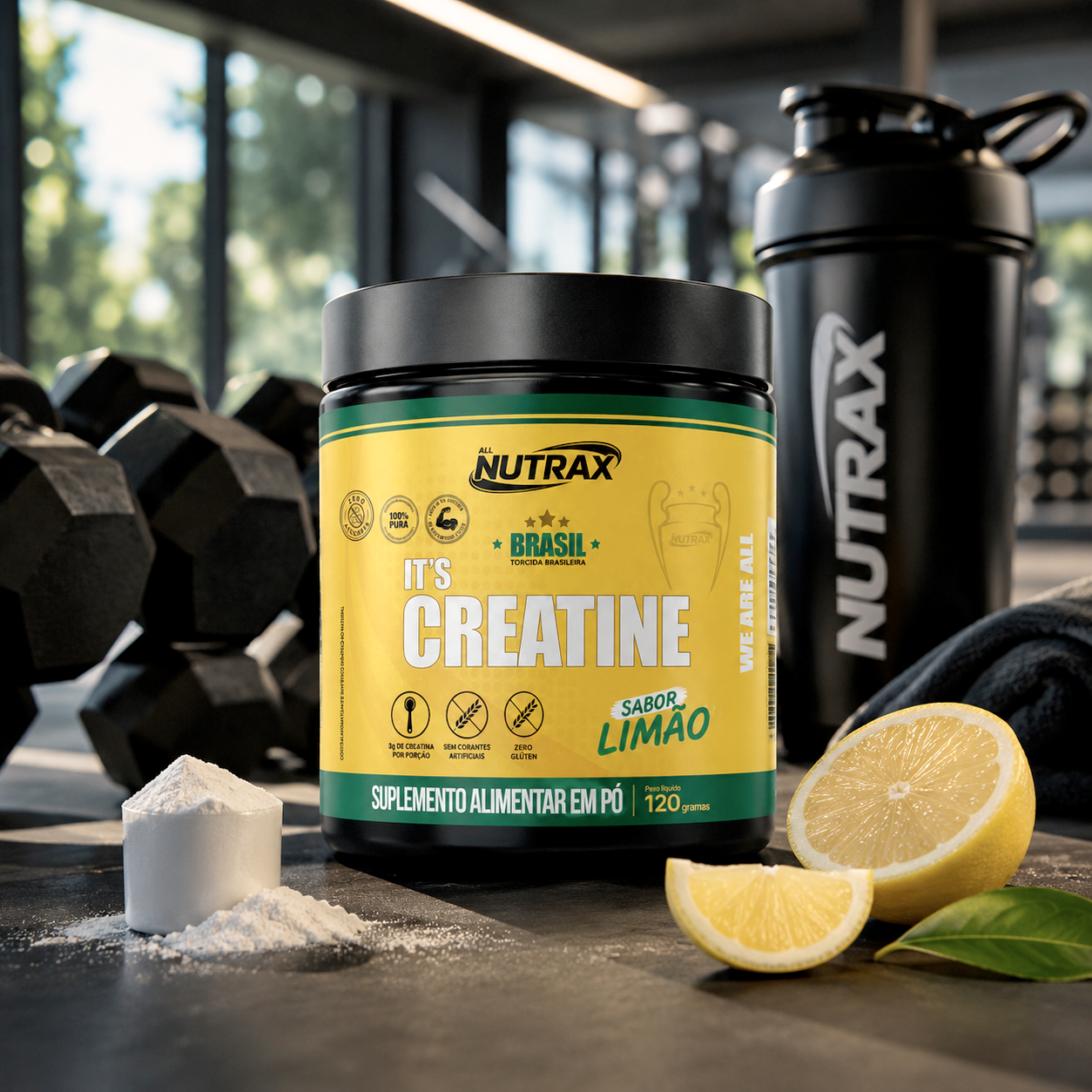 Creatina 120g Limão