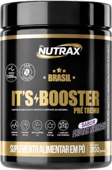 Its Booster Pré-Treino 300g Sabor Frutas Negras