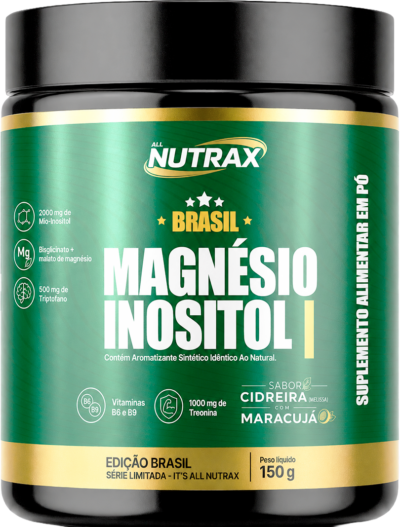 Magnésio Inositol Sabor Cidreira com Maracujá 150g