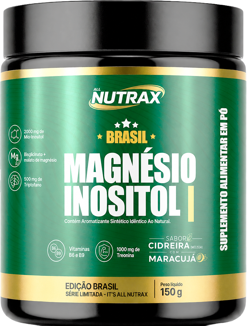 Magnésio Inositol Sabor Cidreira com Maracujá 150g