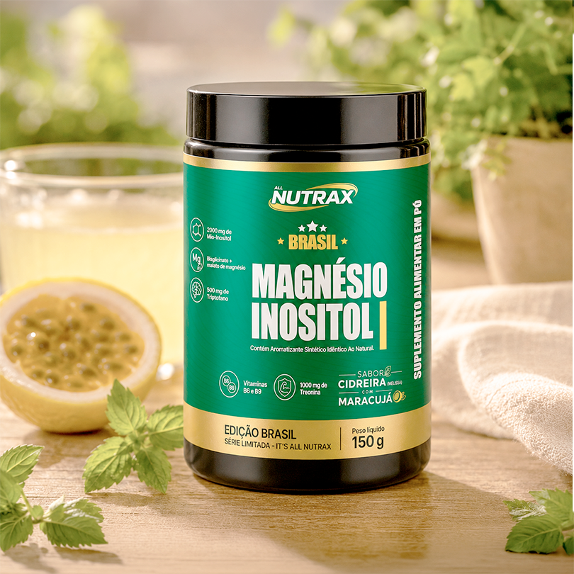 Magnésio Inositol Sabor Cidreira com Maracujá 150g