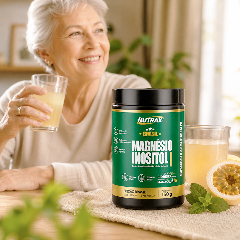 Magnésio Inositol Sabor Cidreira com Maracujá 150g