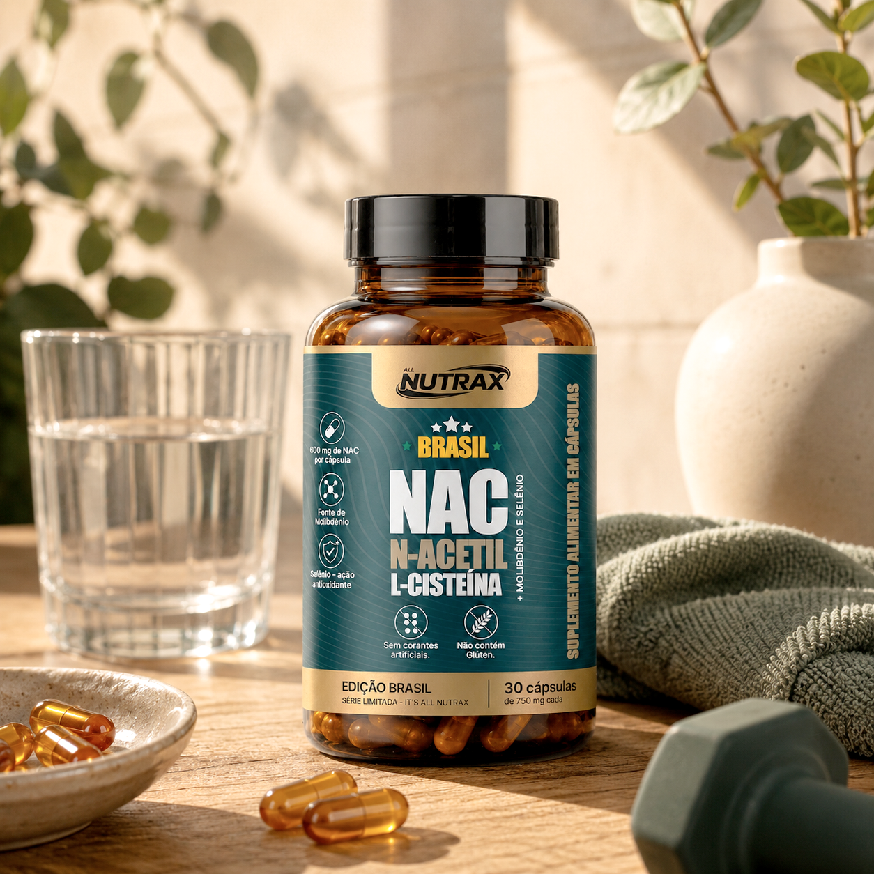 NAC N-Acetil L-Cisteína 30 cápsulas