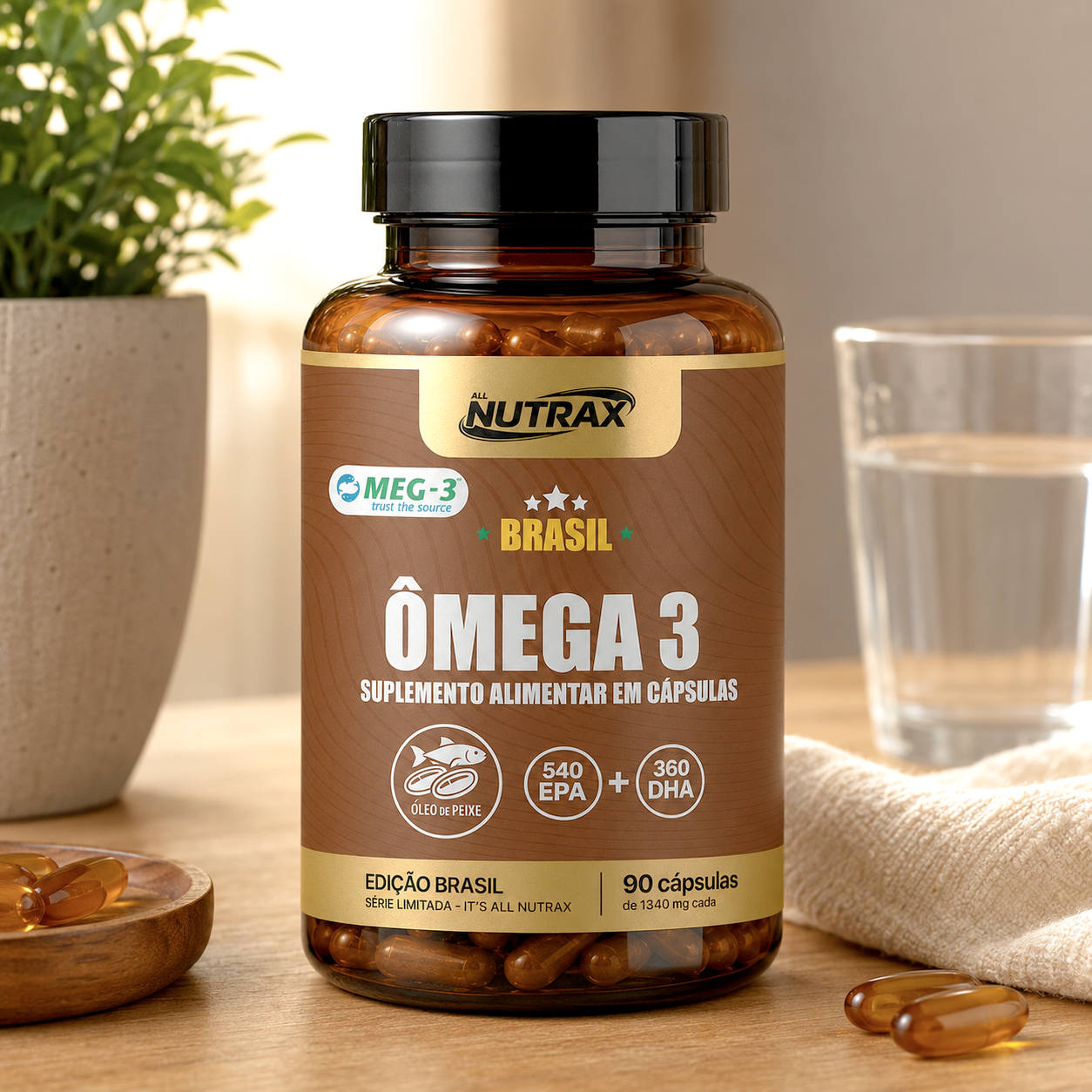 Ômega 3 90 cápsulas