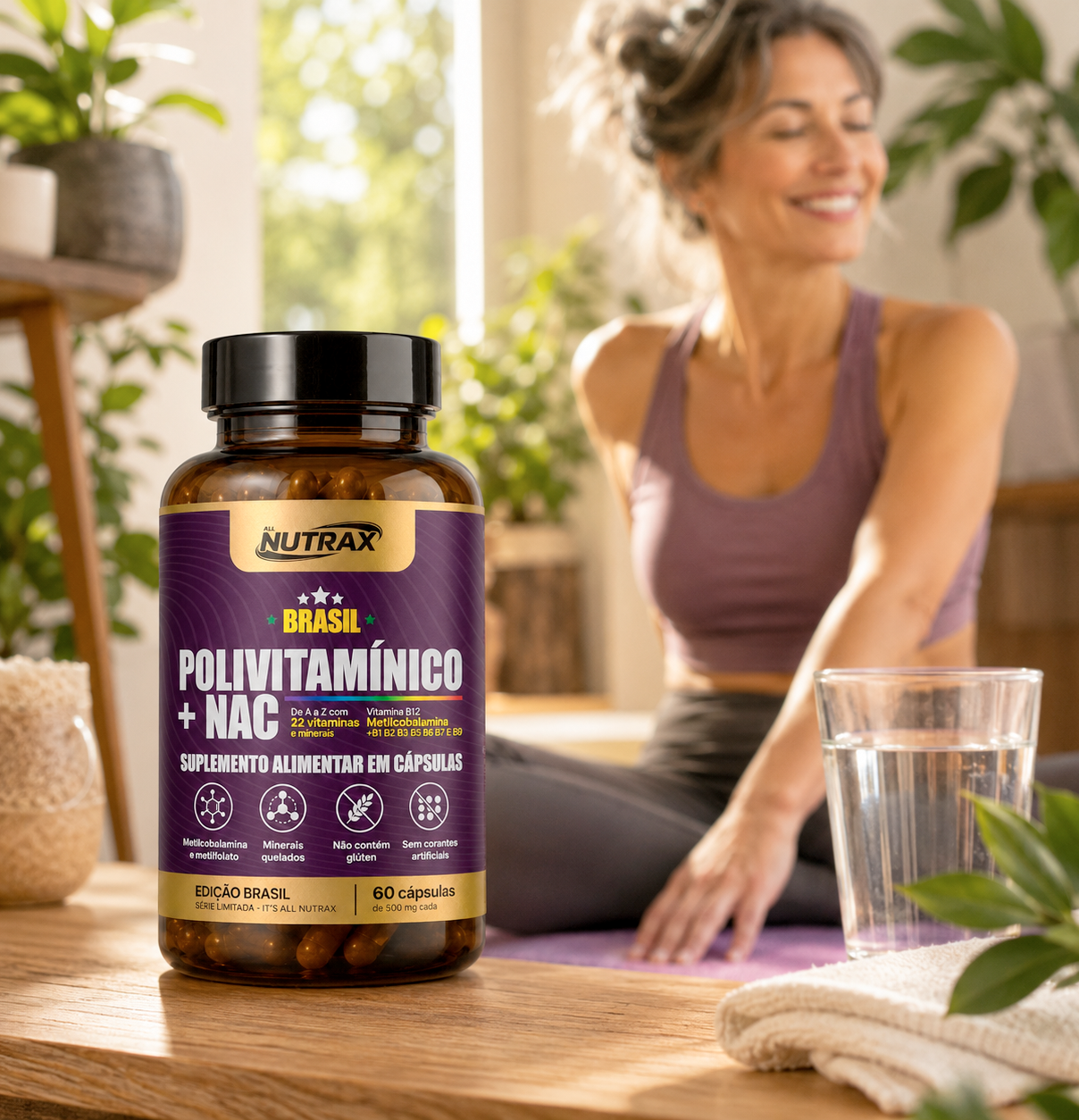 Polivitamínico + NAC 60 cápsulas