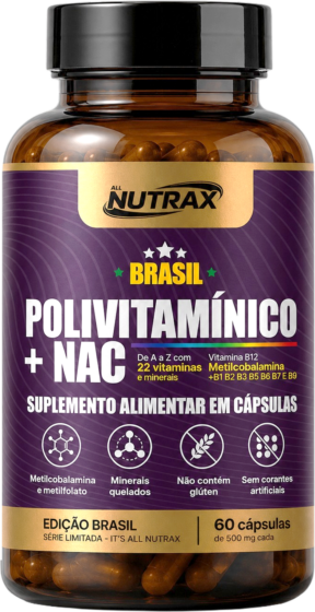 Polivitamínico + NAC 60 cápsulas