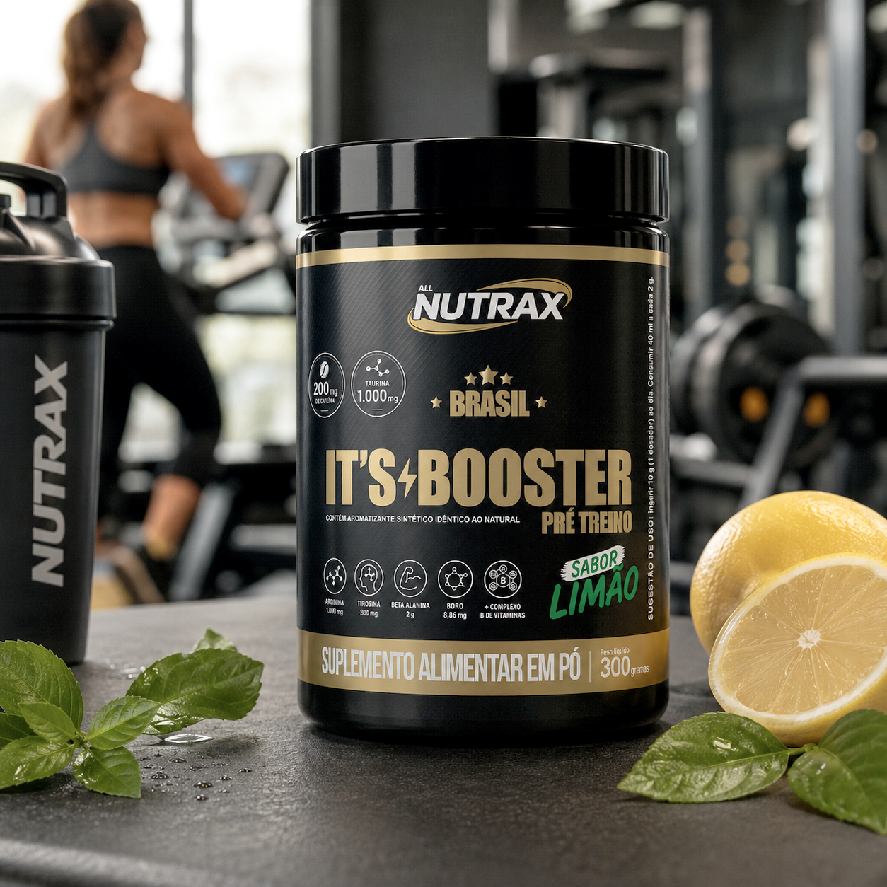 Its Booster Pré-Treino 300g Sabor Limão