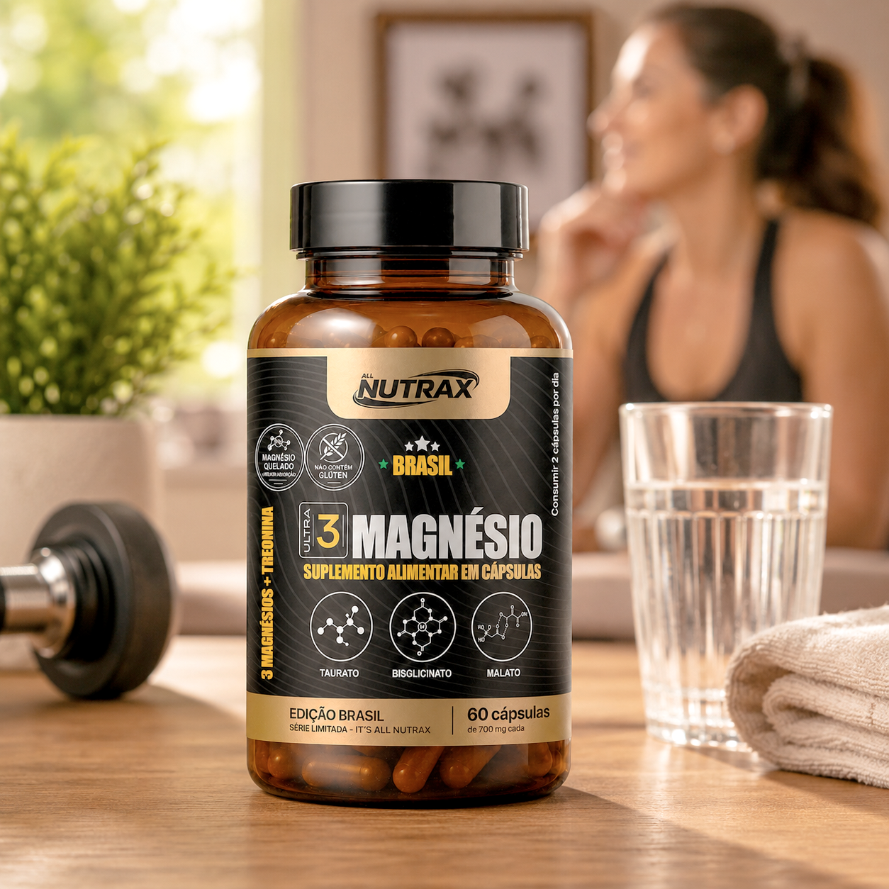 Ultra 3 Magnésio + Treonina 60 cápsulas