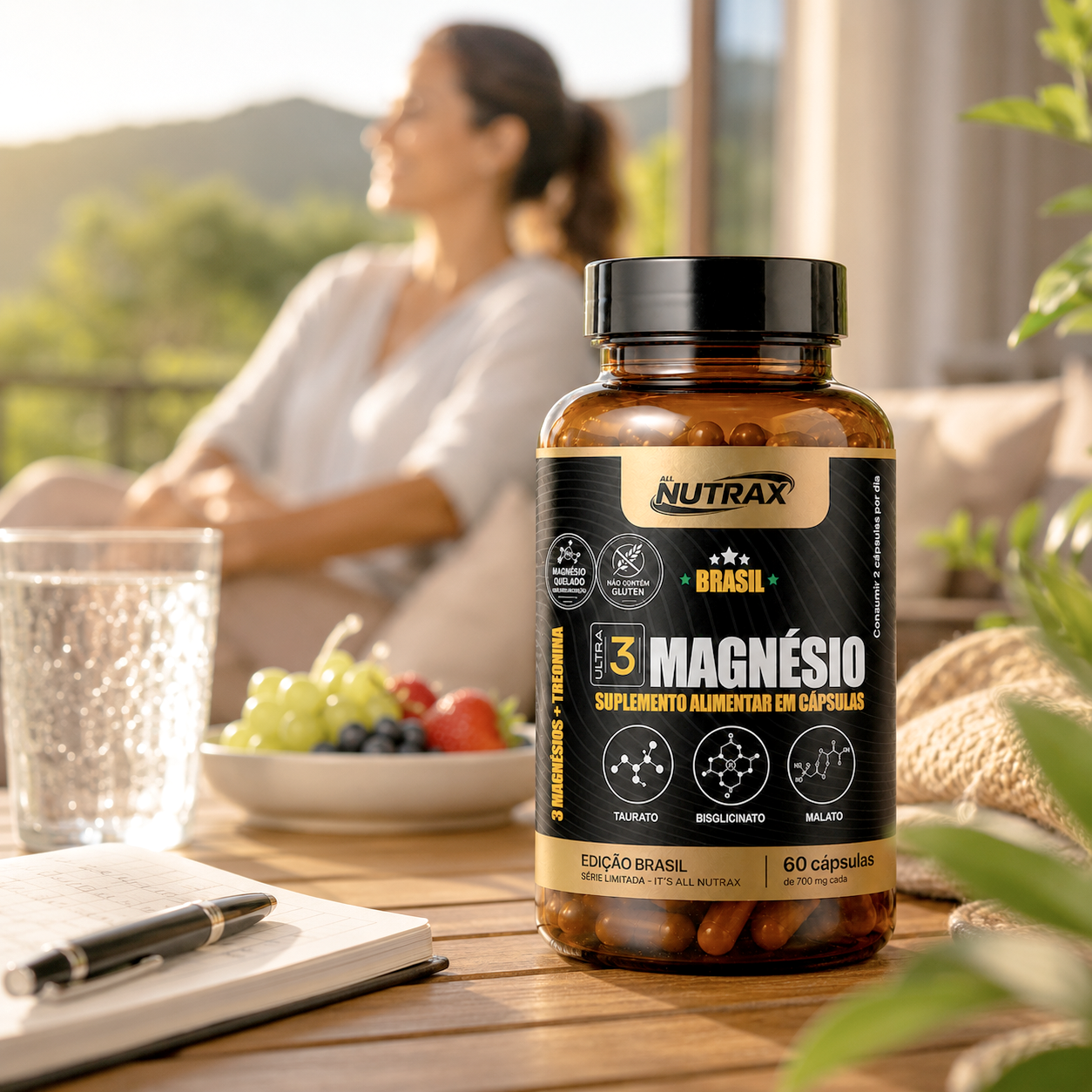 Ultra 3 Magnésio + Treonina 60 cápsulas