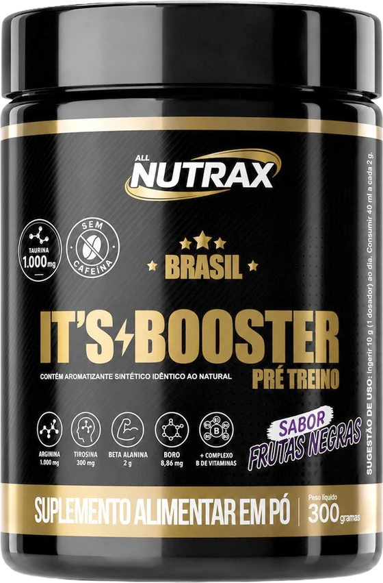 It's Booster Pré-Treino sabor Frutas Negras