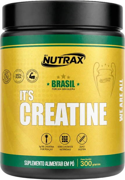 Pote Allnutrax It's Creatine, creatina monohidratada micronizada, 300g