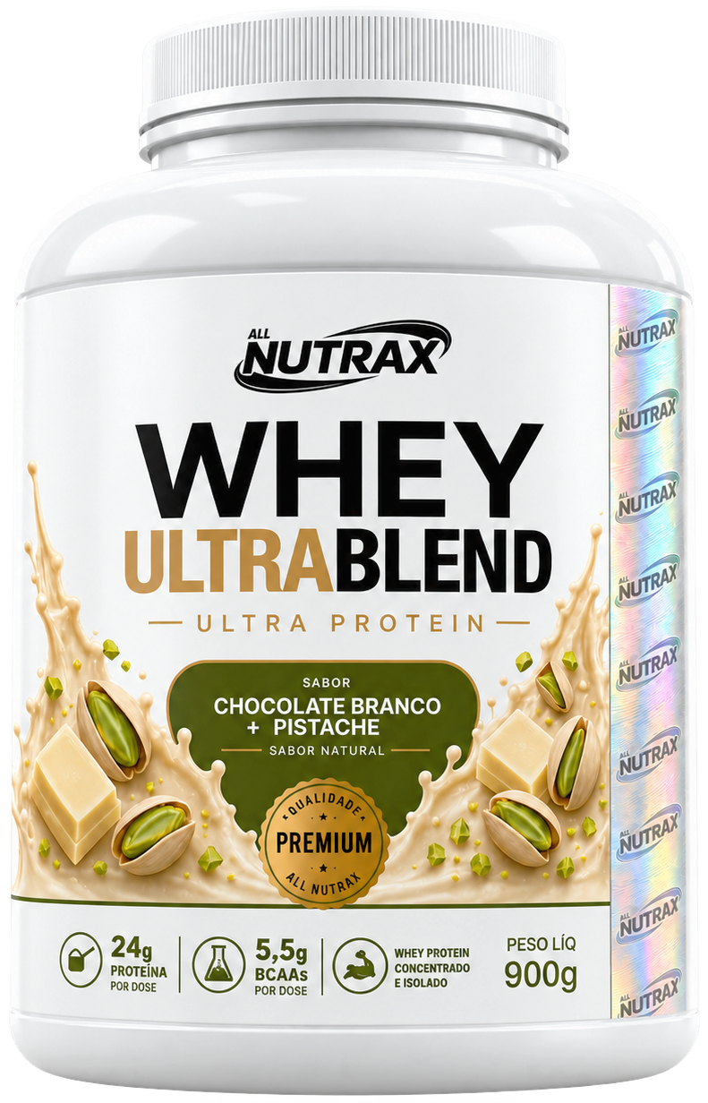 Whey UltraBlend Chocolate Branco + Pistache 900g